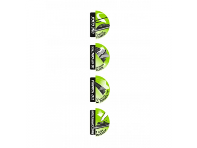 VALEO First Pyramid Multiconnection VFB35, 350мм, бескаркасная, 1шт, 575780, 350мм/14", бескаркасная