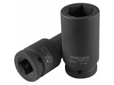 Головка торцевая ударная глубокая 3/4"DR, 38 мм, S03AD6138 JONNESWAY от JONNESWAY Головка торцевая ударная глубокая 3/4"DR, 38 мм, S03AD6138 JONNESWAY